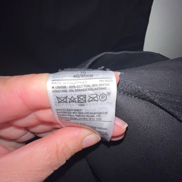 Banana Republic business work professional Black Midi Dress - Picture 3 of 8